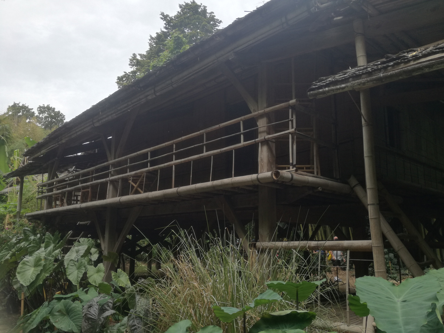 Ho Phi Ban, village laotien dans la Bambouseraie