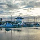 Hobart's harbour on early morning