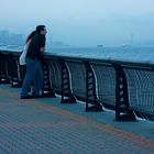 Hoboken 22. Evening at Hudson River