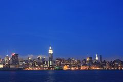 Hoboken 24. Manhattan at night.