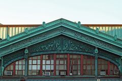 Hoboken 27. "Ferries to New York" copper-clad gable