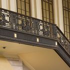 Hoboken Terminal 2. Cast iron railing.