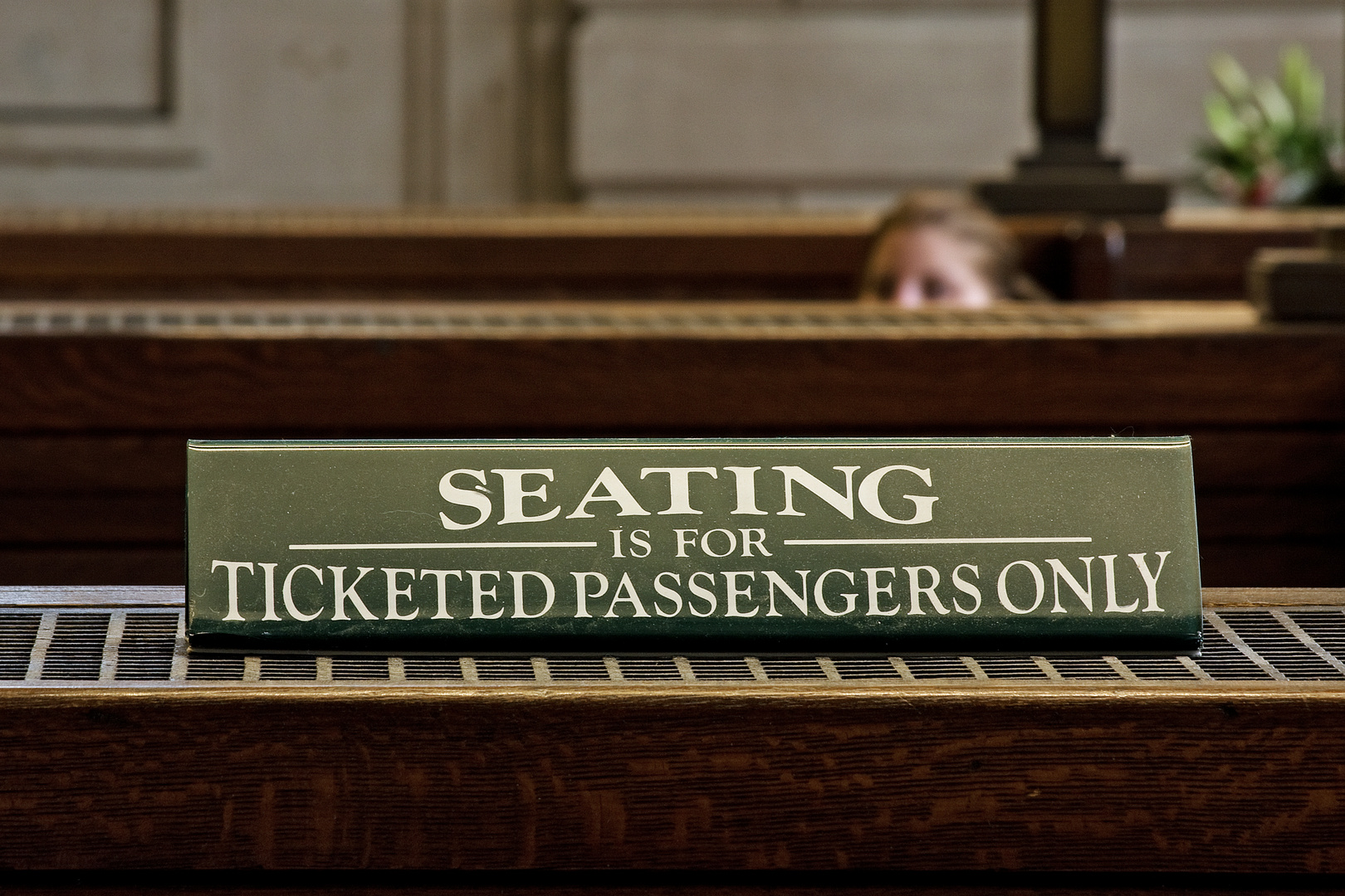 Hoboken Terminal 5. Passengers only I.