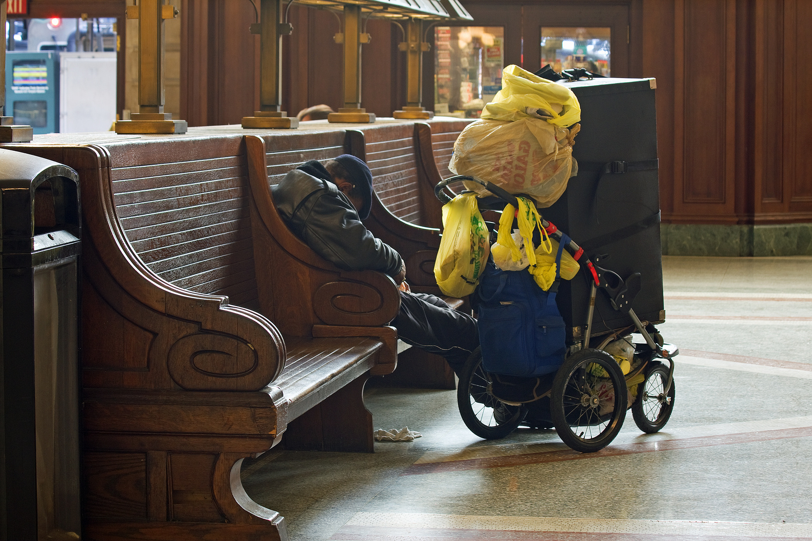 Hoboken Terminal 6. Homeless?