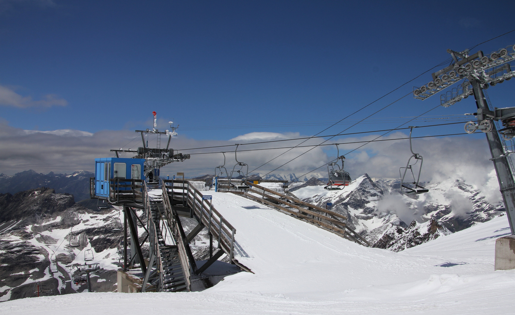 hoch alpin in 3122m Höhe, auf dem ...