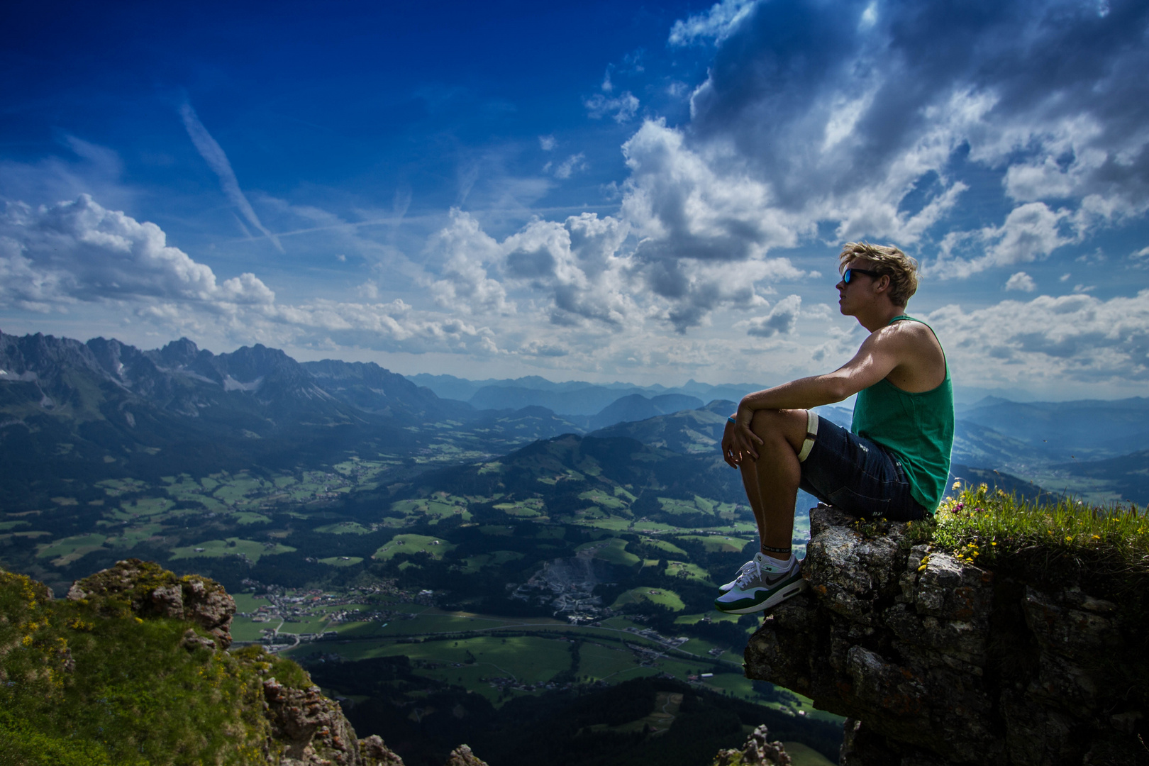 Hoch auf dem Berg