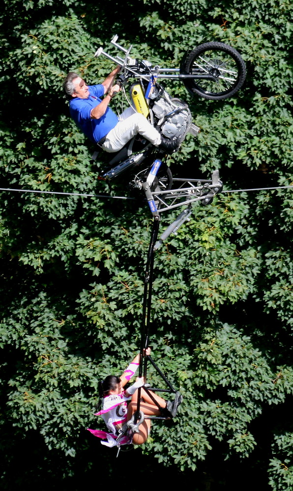 Hoch auf dem Seil