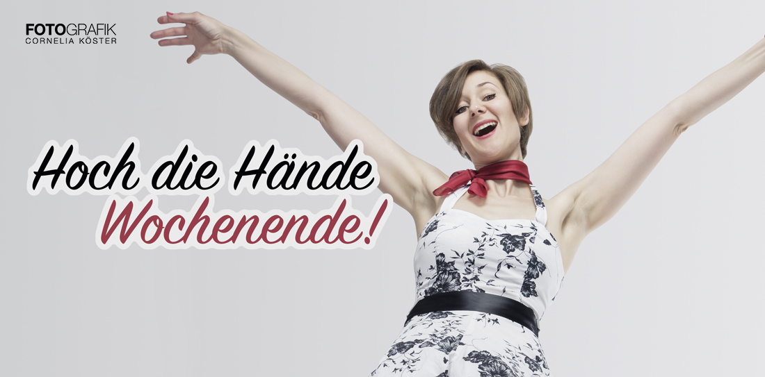 Hoch die Hände, Wochenende! Foto & Bild portrait, portrait frauen