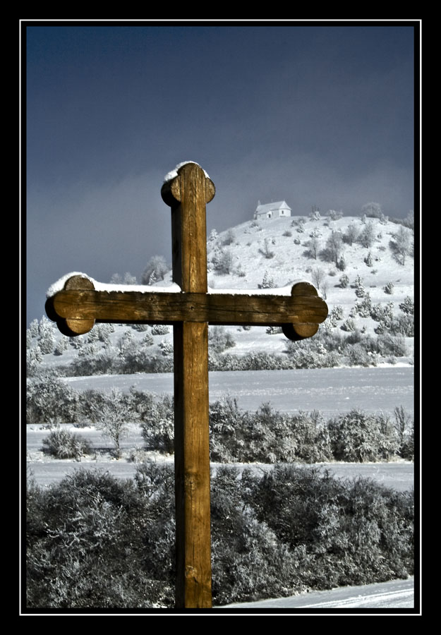 Hoch droben auf dem Berg