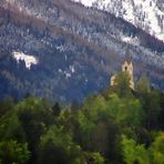 Hoch droben auf dem Berg