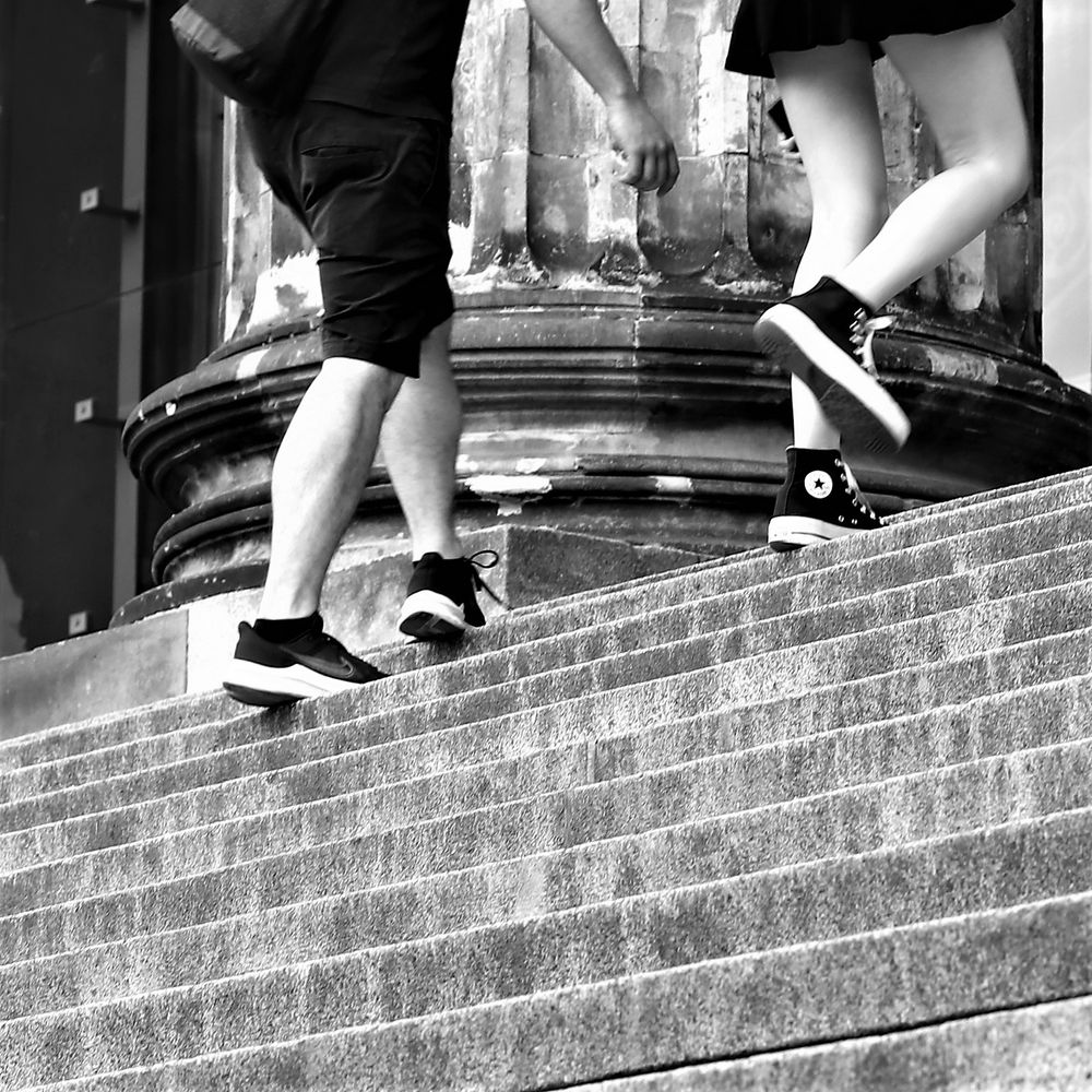 hoch hinaus Foto & Bild menschen, streetfotografie mit menschen