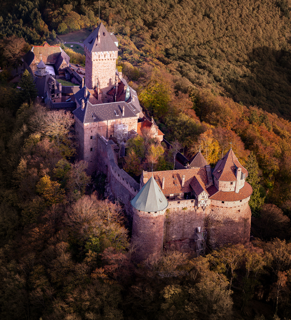 Hoch Königsburg im Elsass Frankreich 