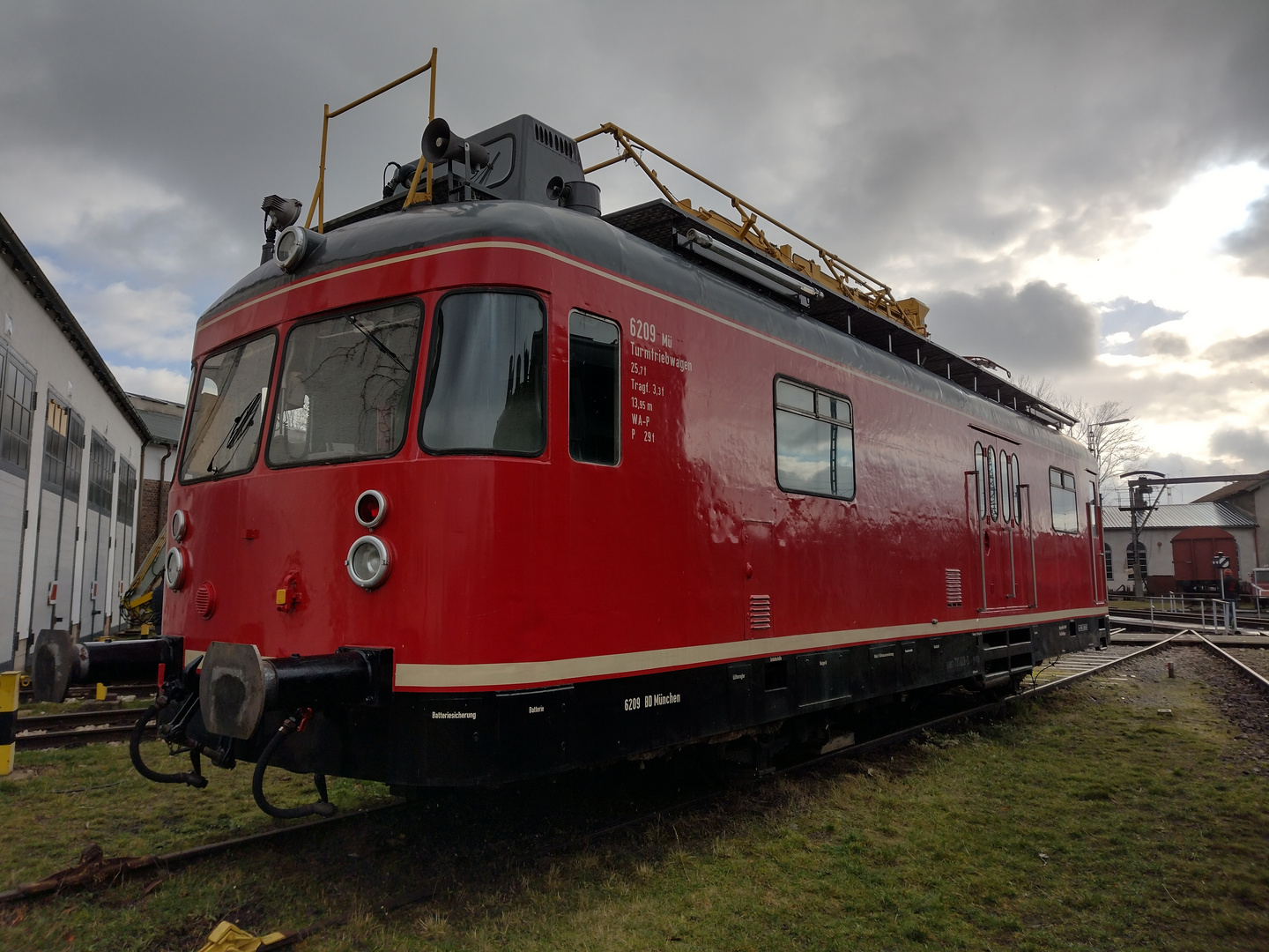 Hoch oben auf dem Roten Turmwagen.....