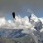 hoch oben in den Bergen