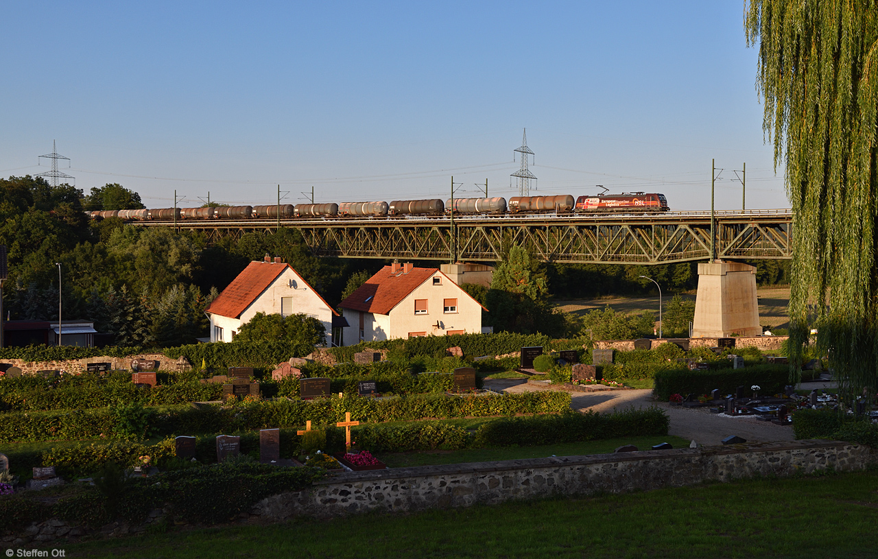 Hoch oben über der Nidda