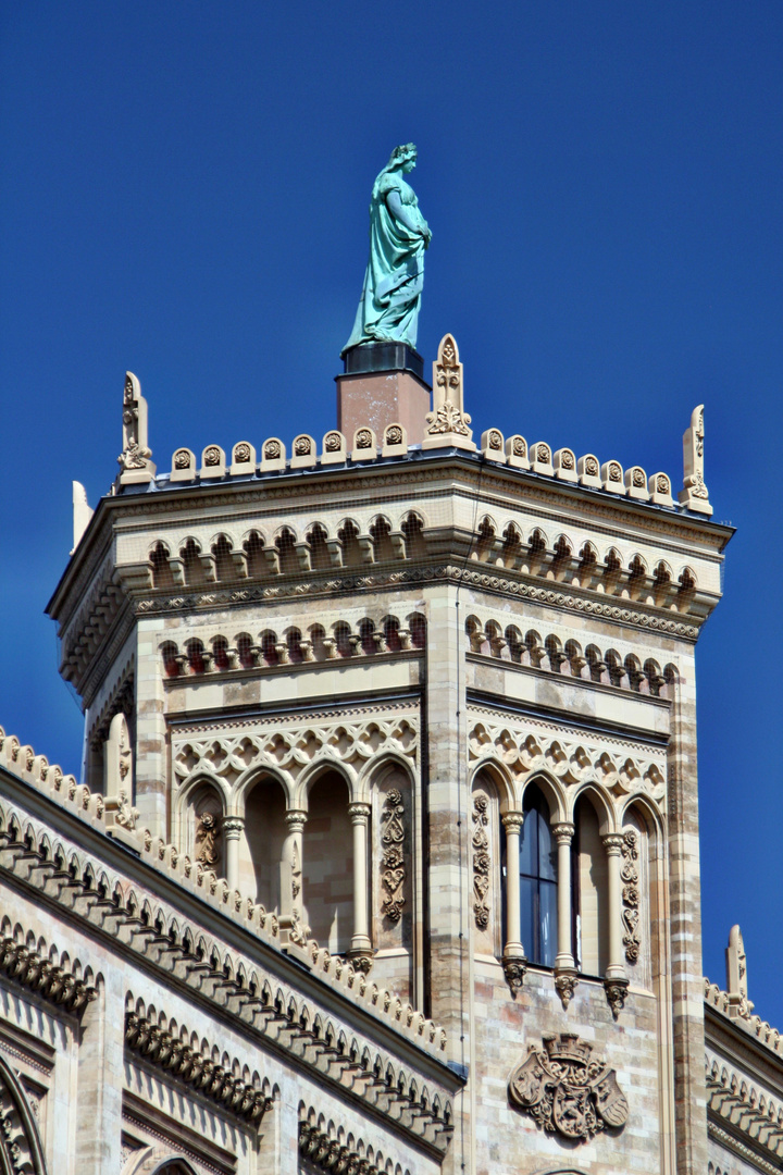 Hoch oben über München