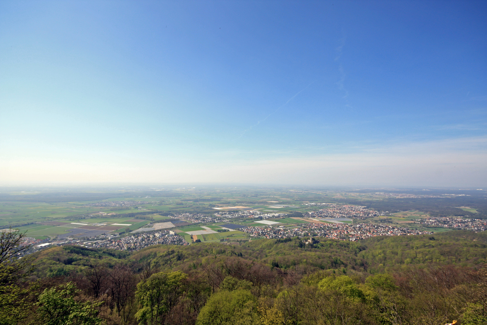 Hoch oben vom Melibokus