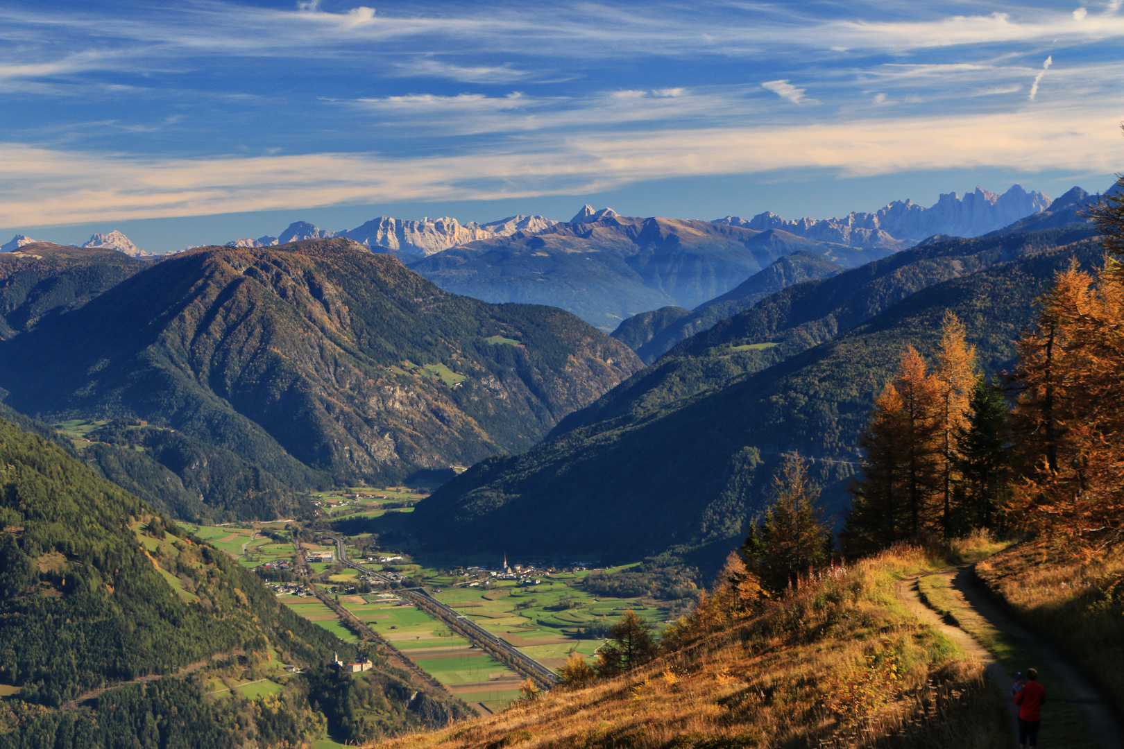 hoch über dem Eisacktal