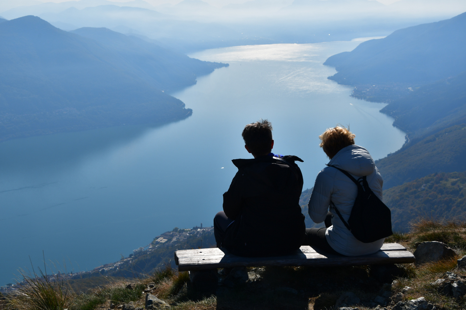 hoch über dem Lago Maggiore