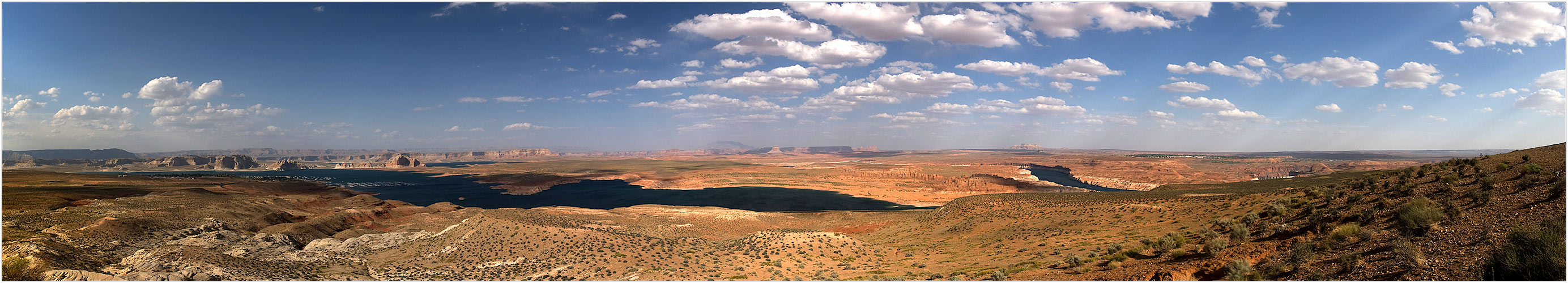 Hoch über dem Lake Powell ...