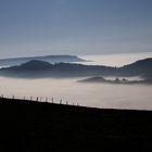 Hoch über dem Nebelmeer am Passwang; Blick Richtung Süd-Osten