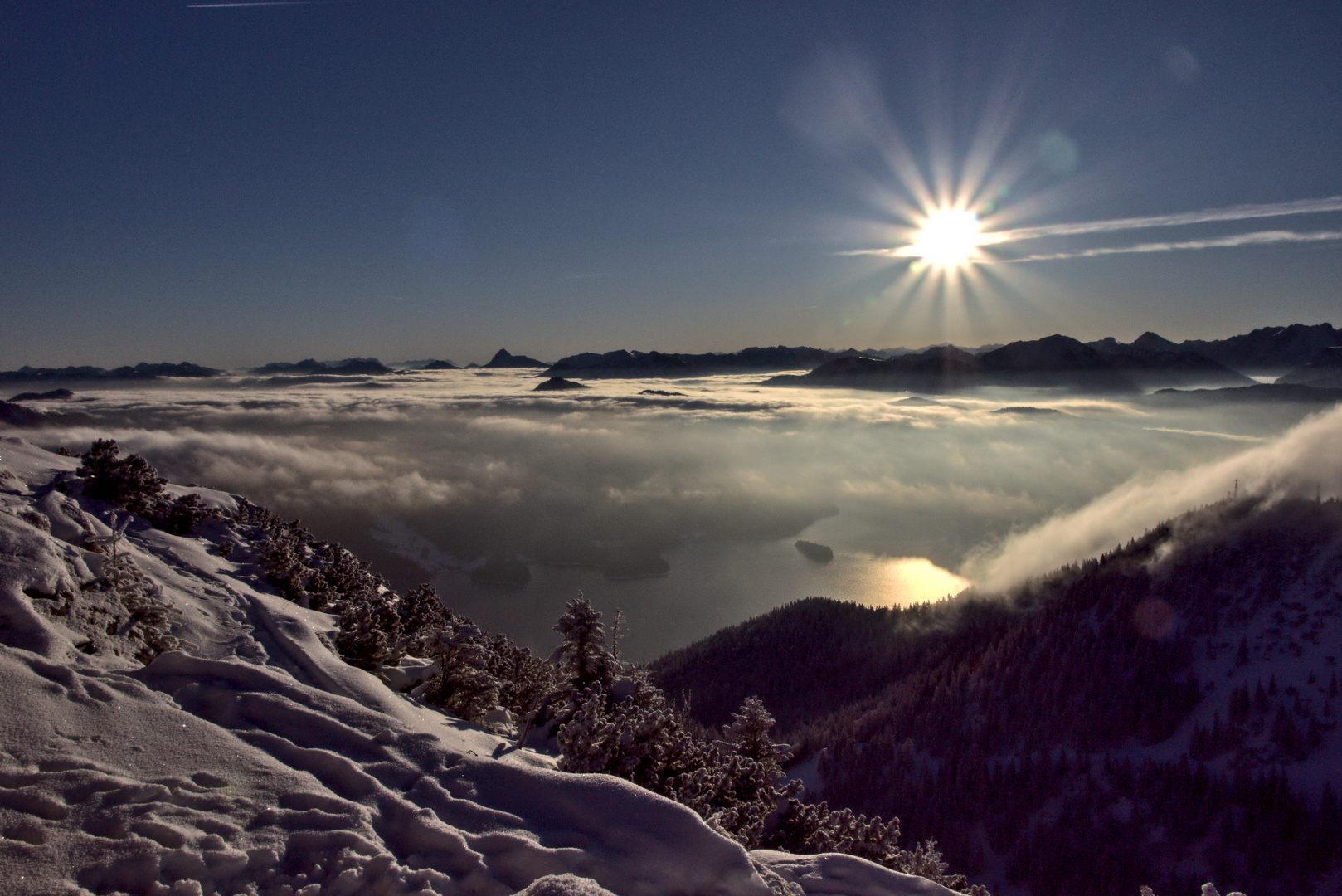 Hoch über dem Walchensee 