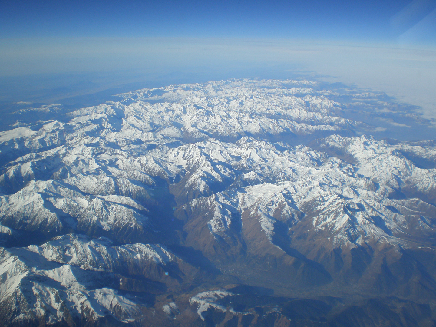 Hoch über den Pyrenees