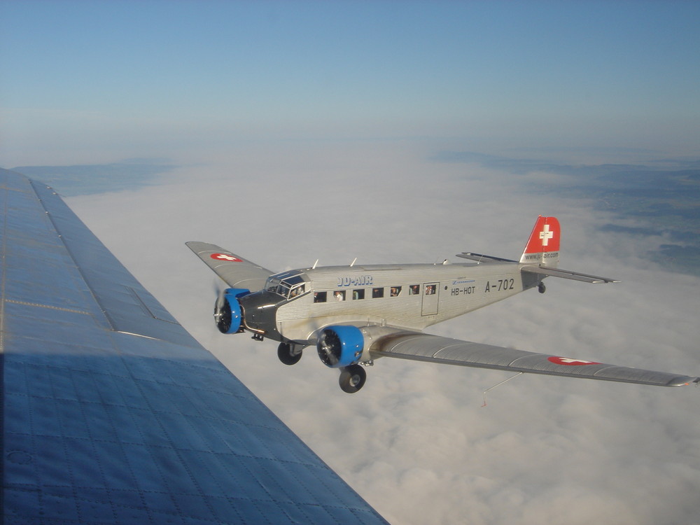 Hoch über den Wolken