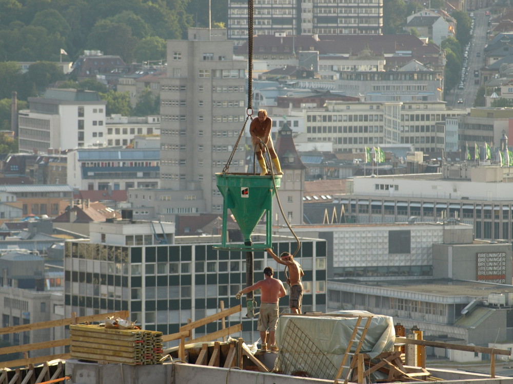 Hoch über der Stadt