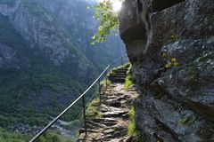 Hoch über Foroglio im Val Bavona