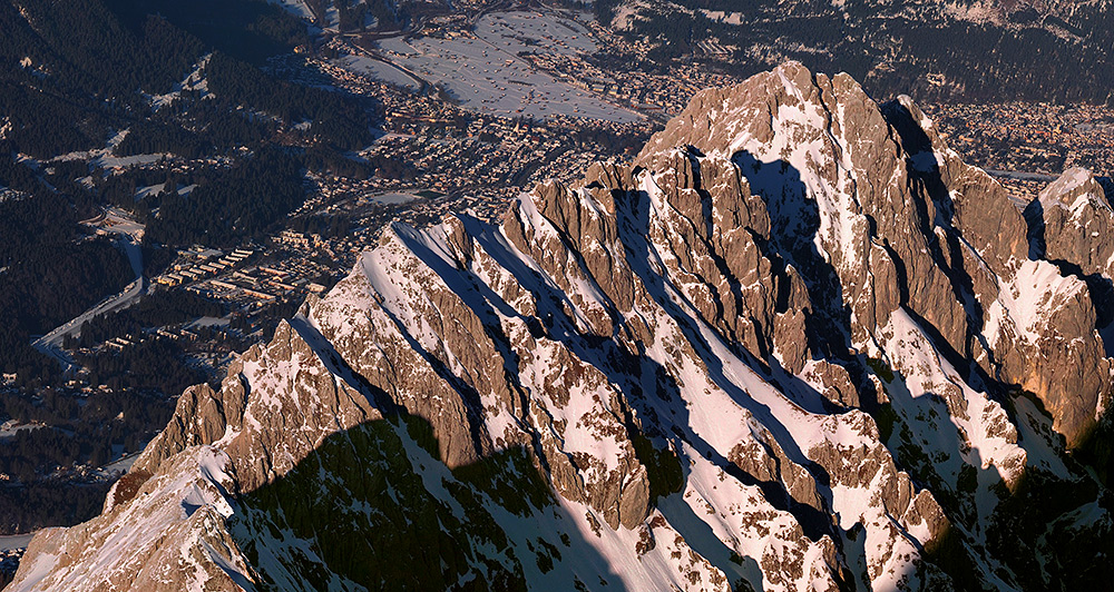 Hoch über Garmisch