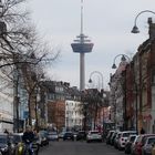 Hoch über Köln-Ehrenfeld ...