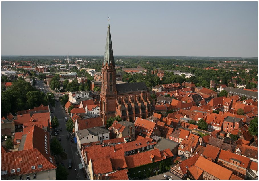 Hoch über Lüneburg