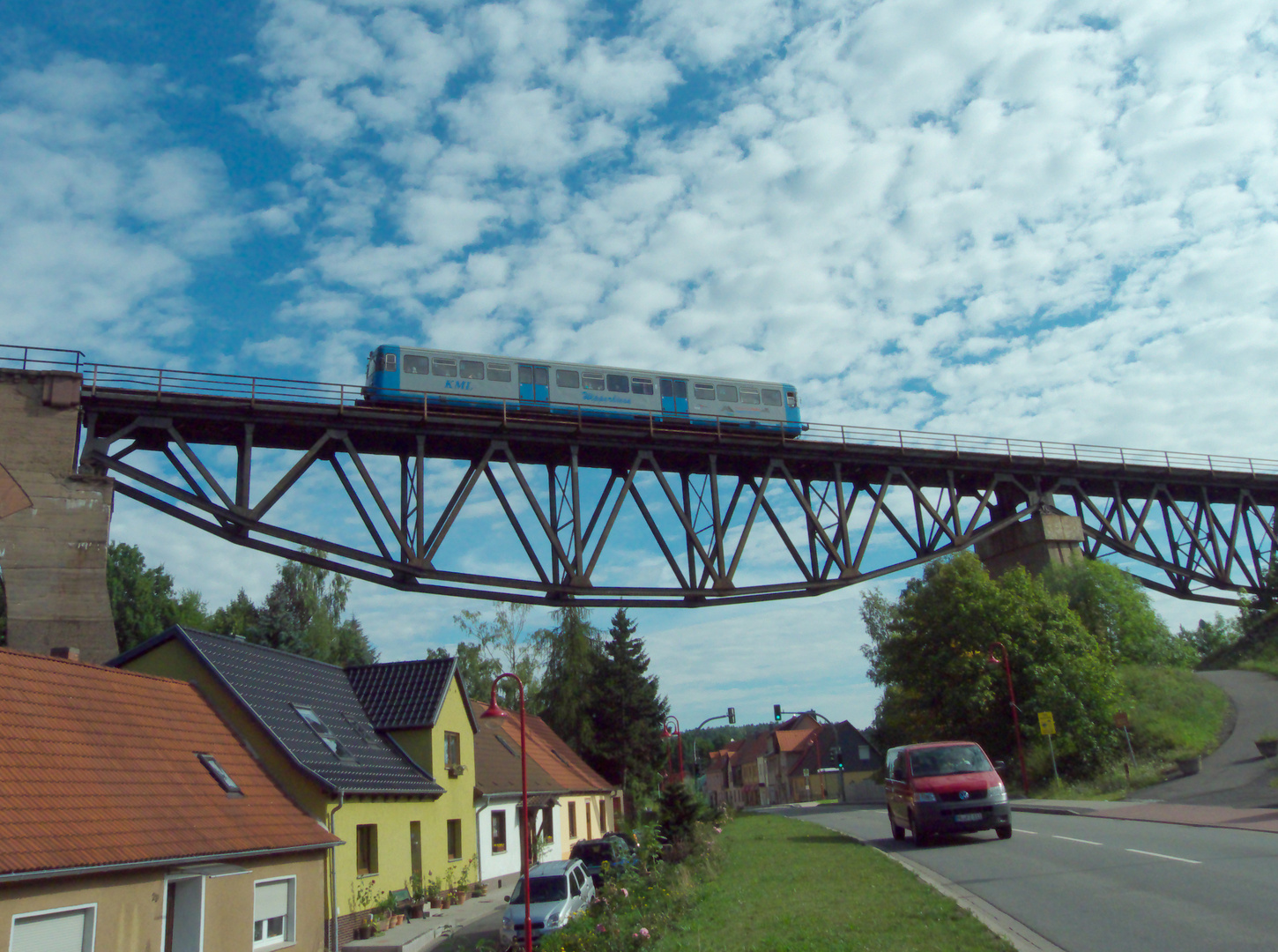 Hoch über Mansfeld