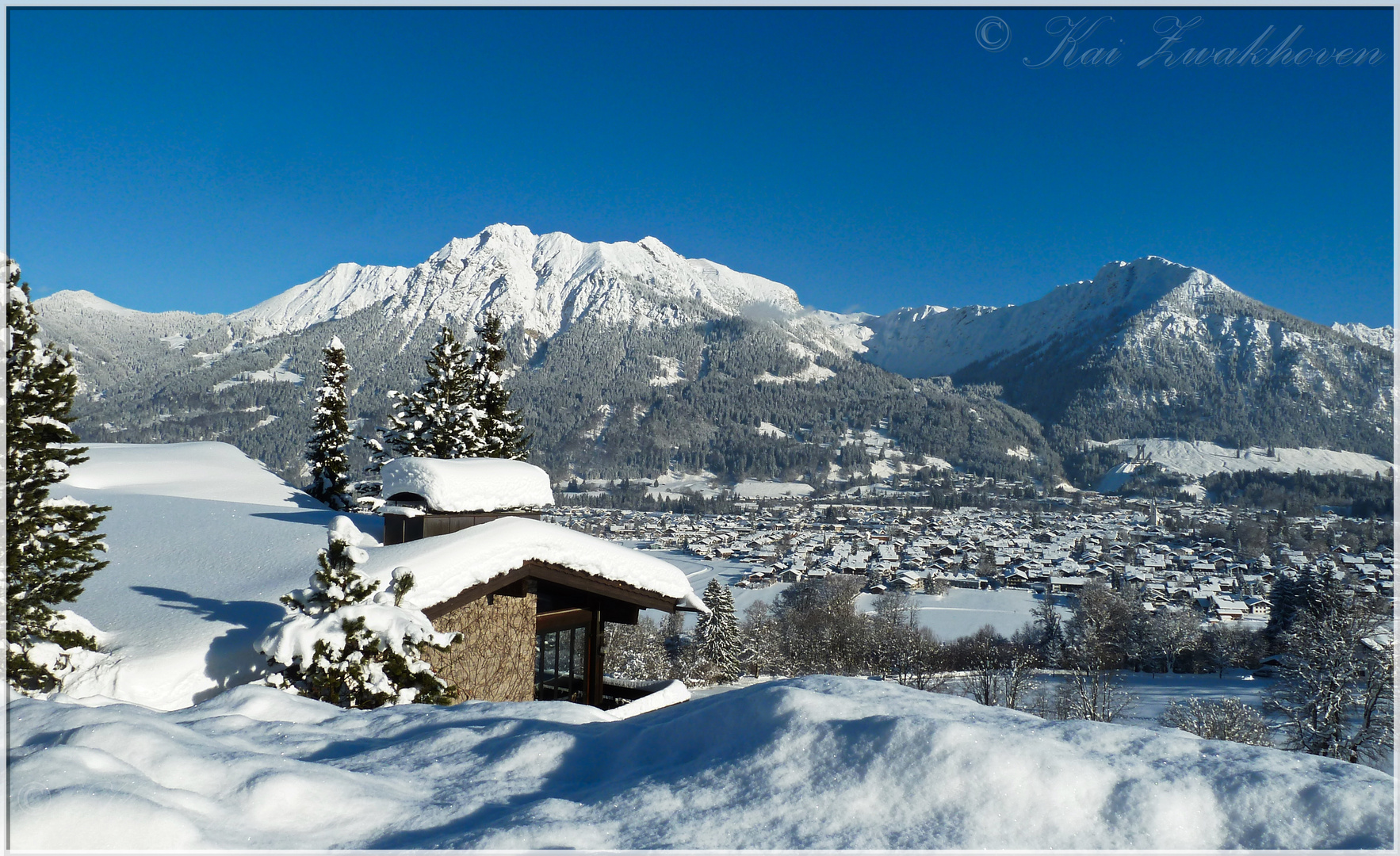 hoch über Oberstdorf...