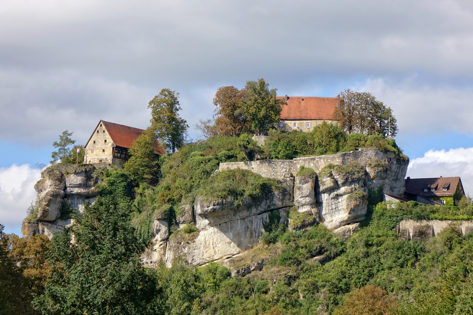 hoch über Pottenstein ...