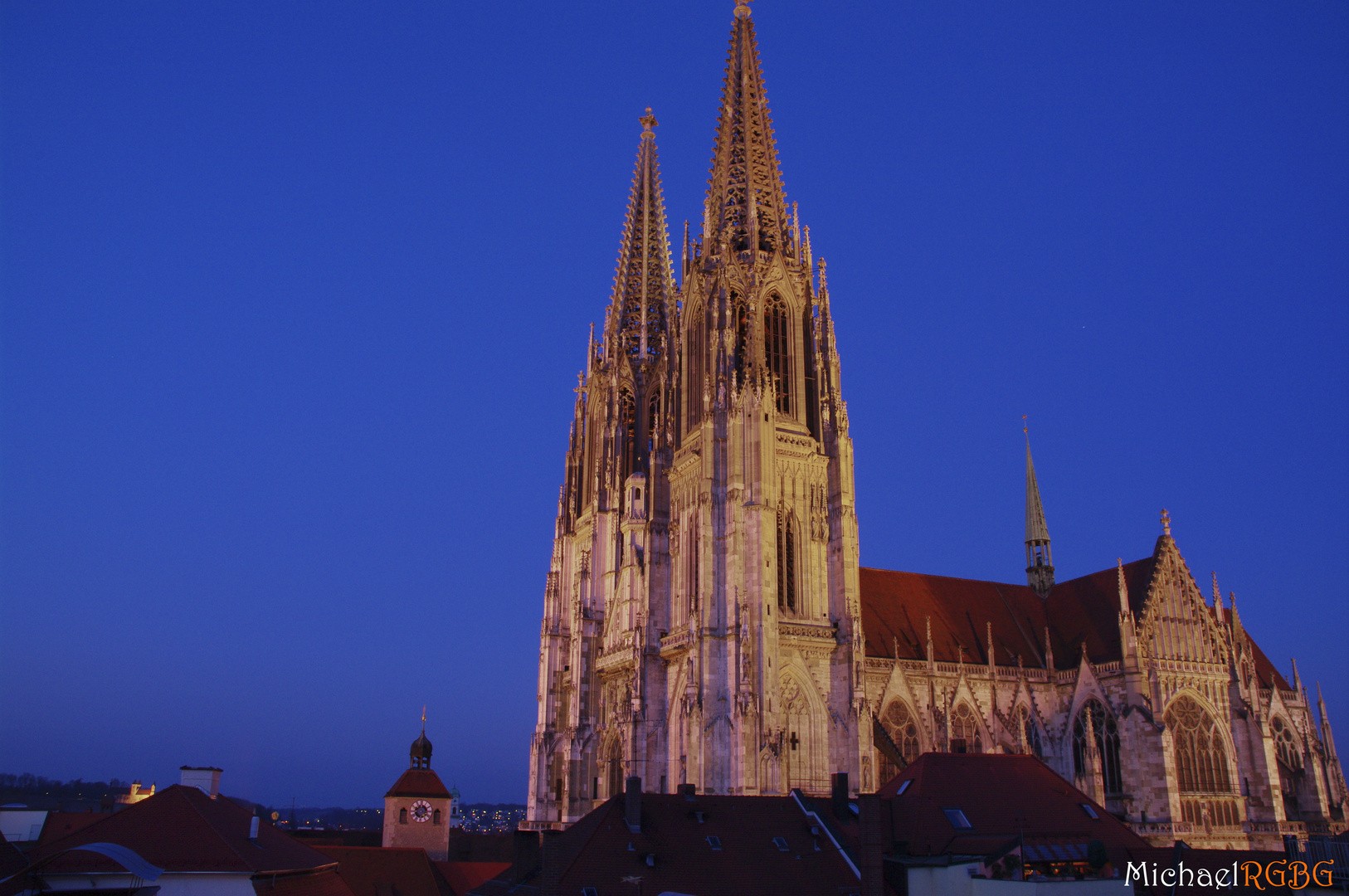 Hoch über Regensburg