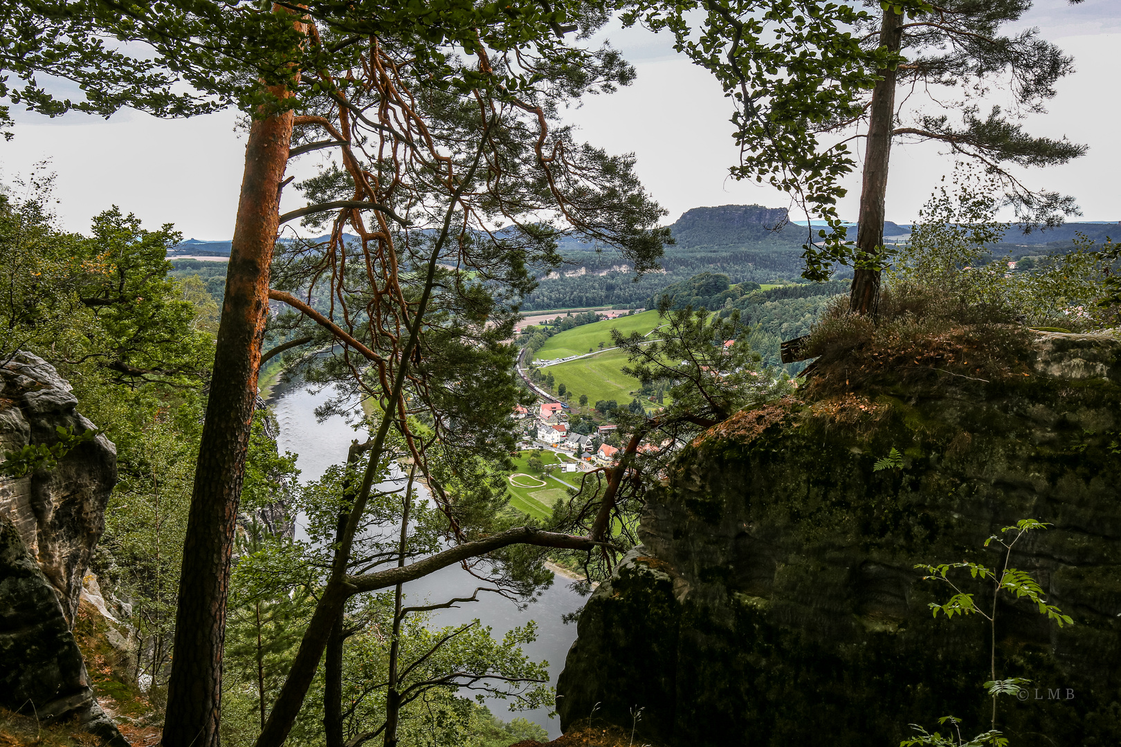 Hoch überm Elbtal