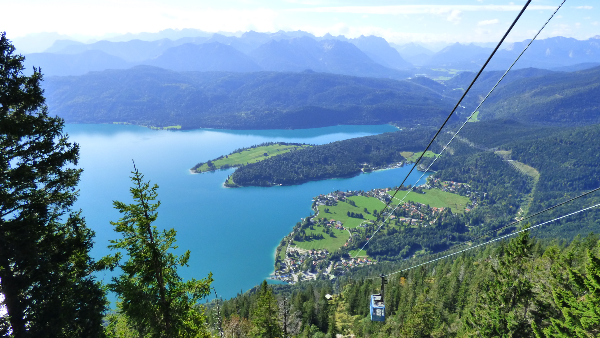 Hoch übern Walchensee 1