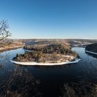 Hoch vom -Heinrichstein- schaue ich ins Land