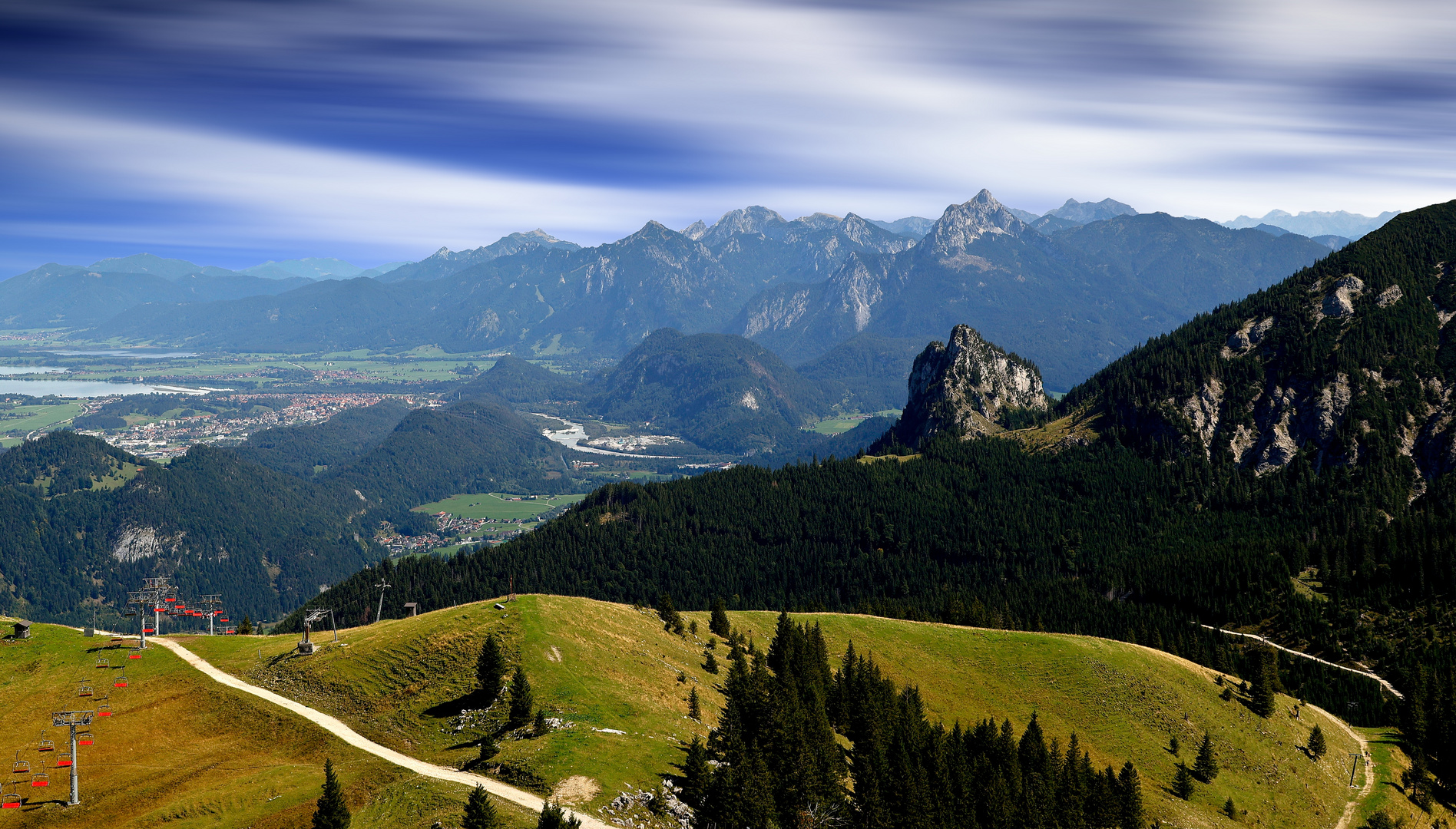 Hochalpbahn Panoramaaussicht