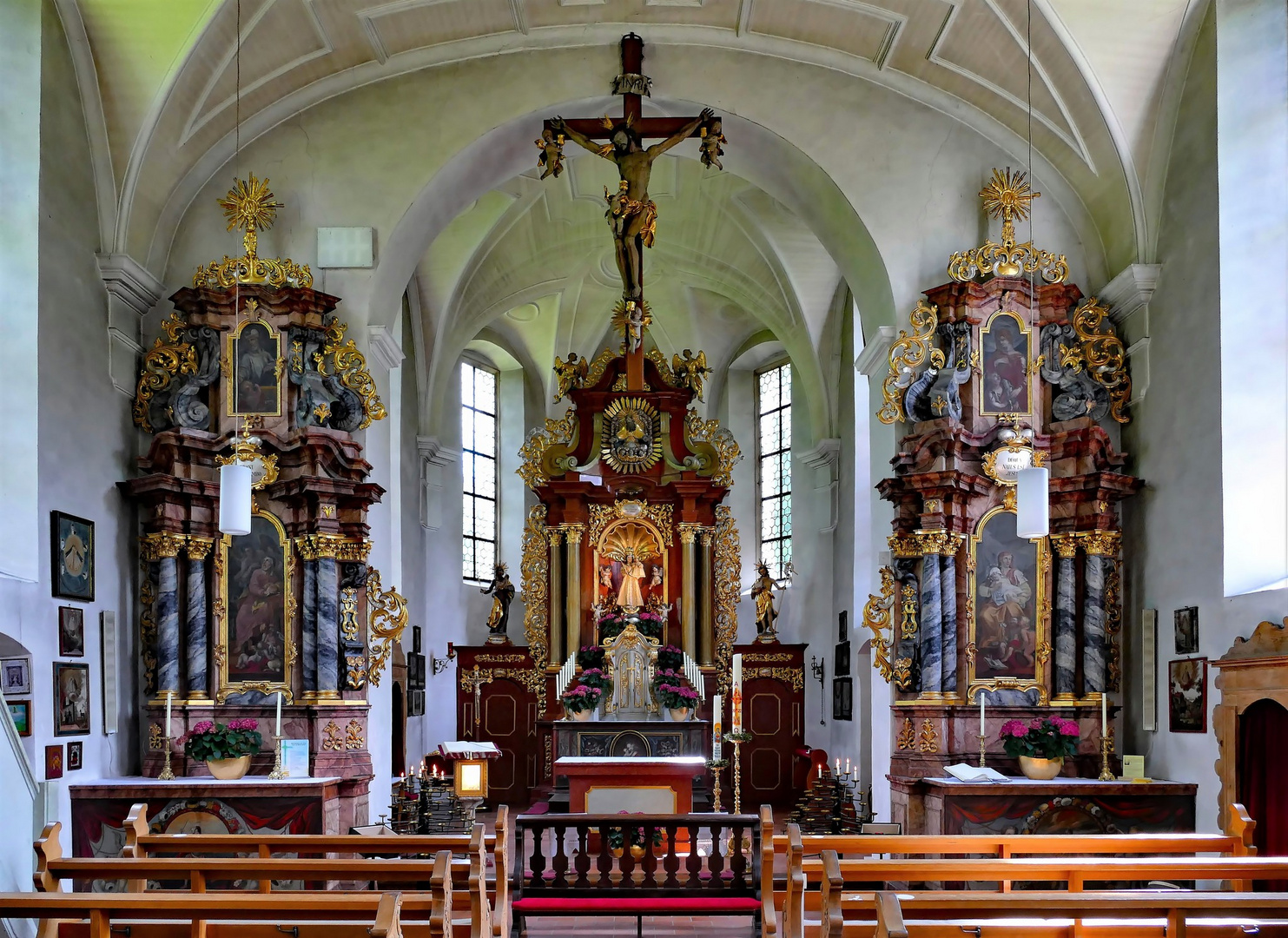 Hochaltar der Schenkenbergkapelle bei Emmingen-Liptingen