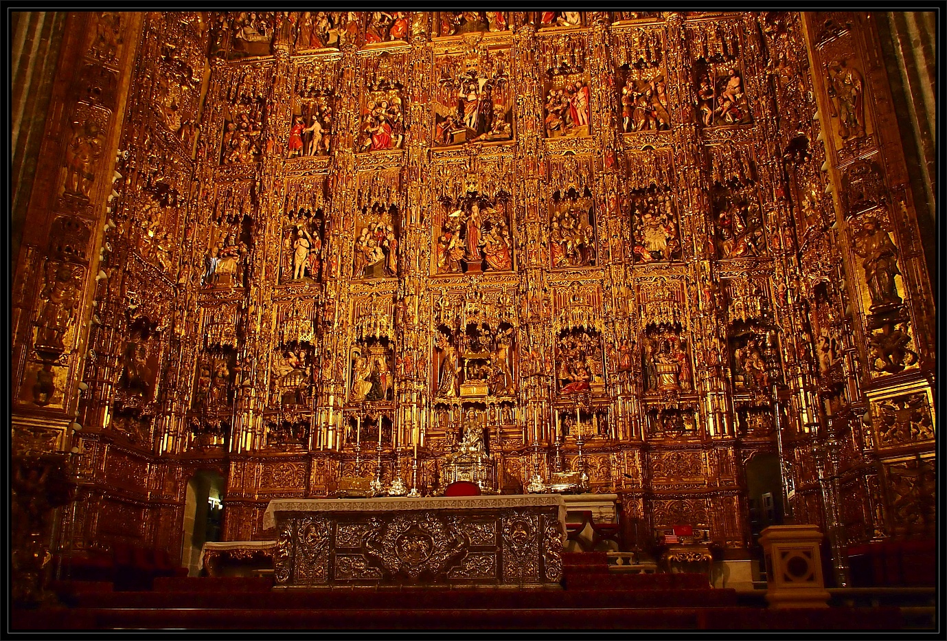 Hochaltar mit Retablo, Capilla Major – Kathedrale Sevilla