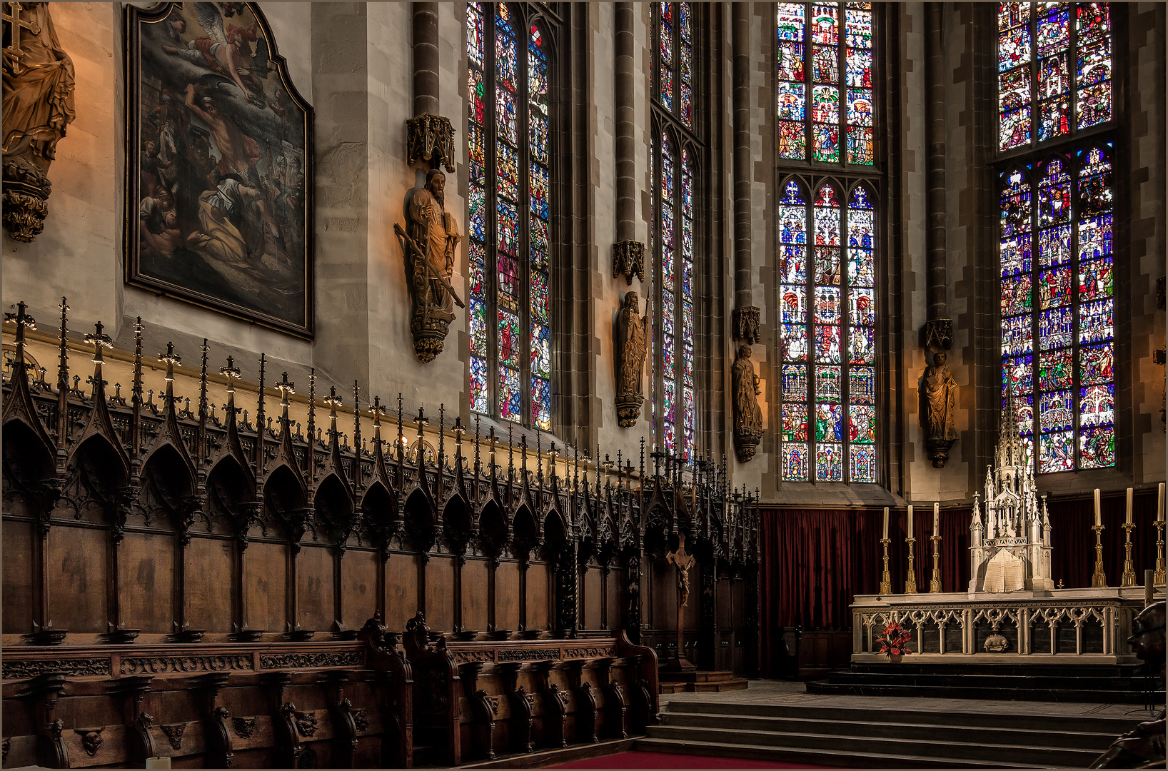 HOCHALTAR THEOBALDUS MÜNSTER ZU THANN.