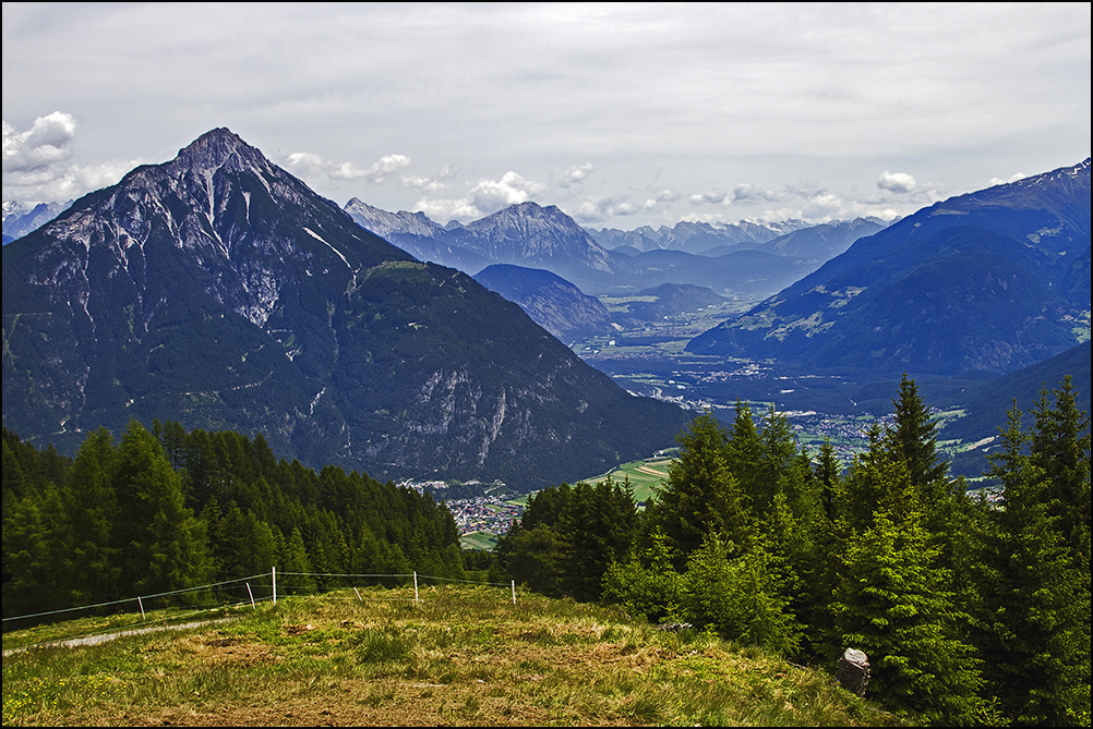 Hochasten, der Balkon über dem Inntal