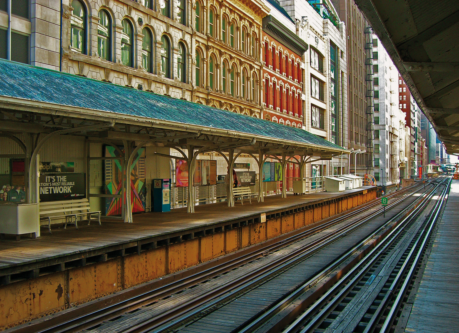 Hochbahnstation Chicago