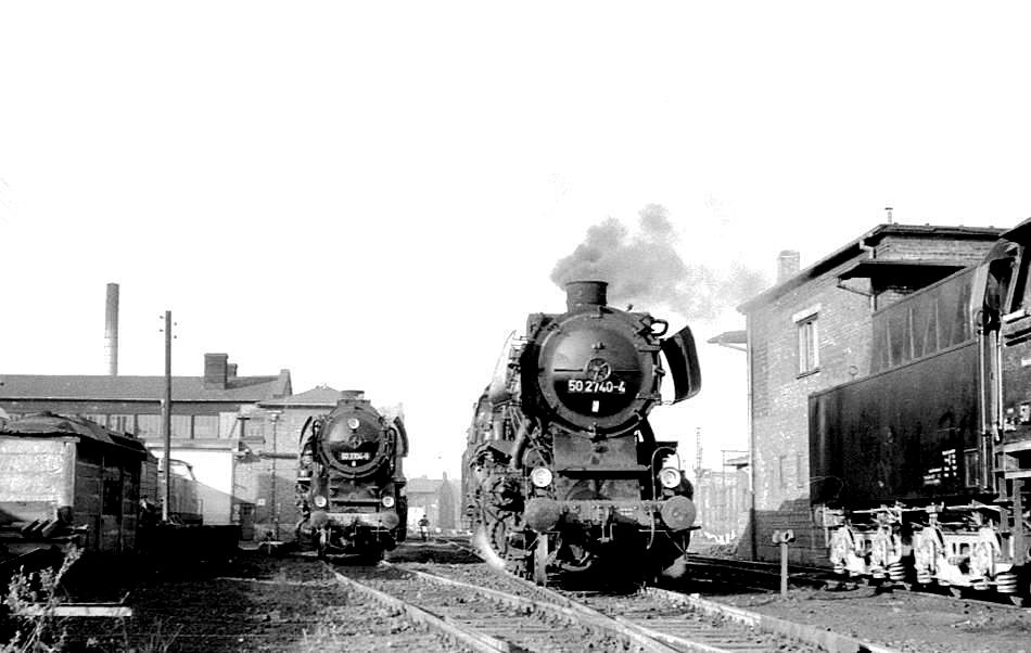 Hochbetrieb im Bahnbetriebswerk