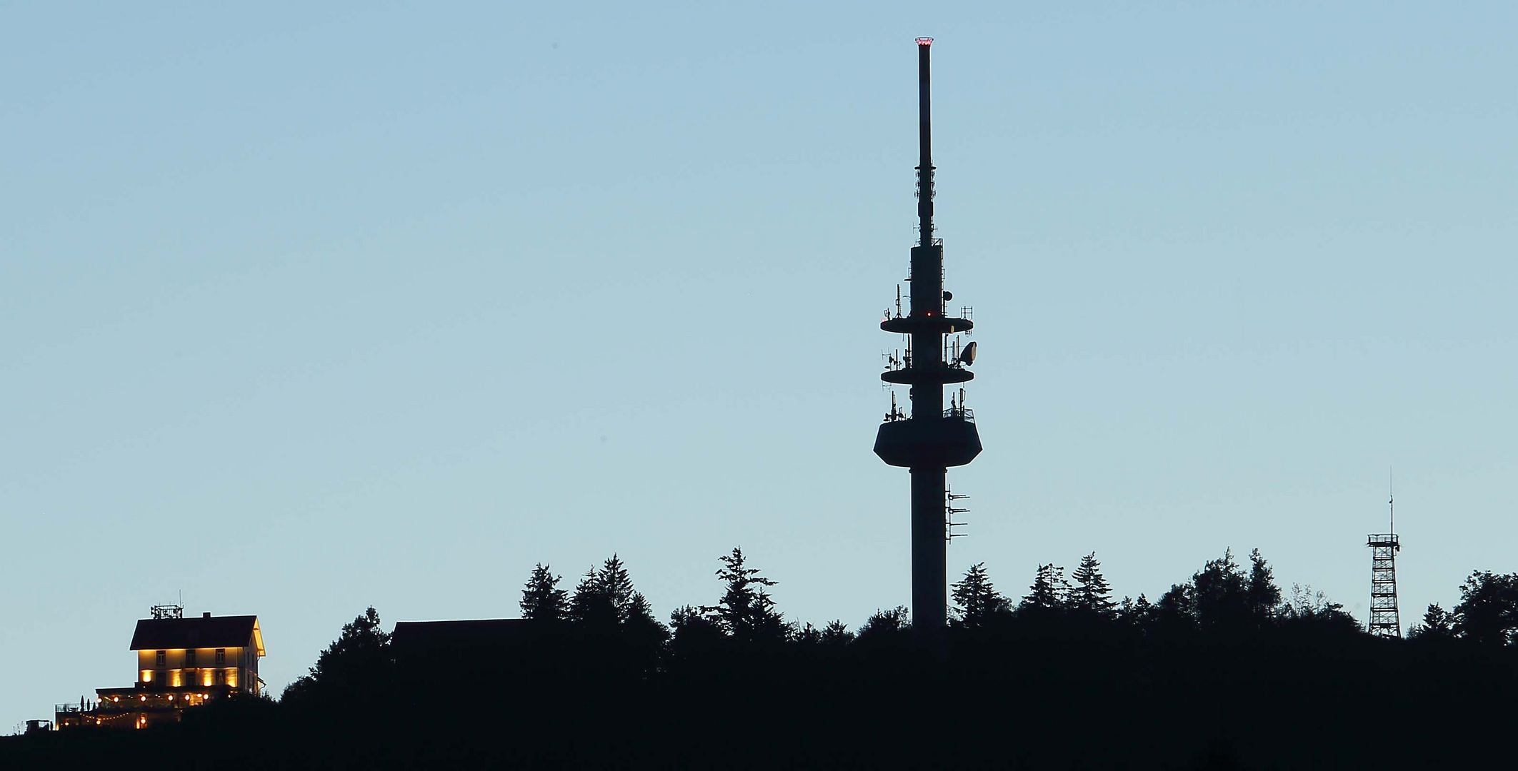 Hochblauen bei Nacht