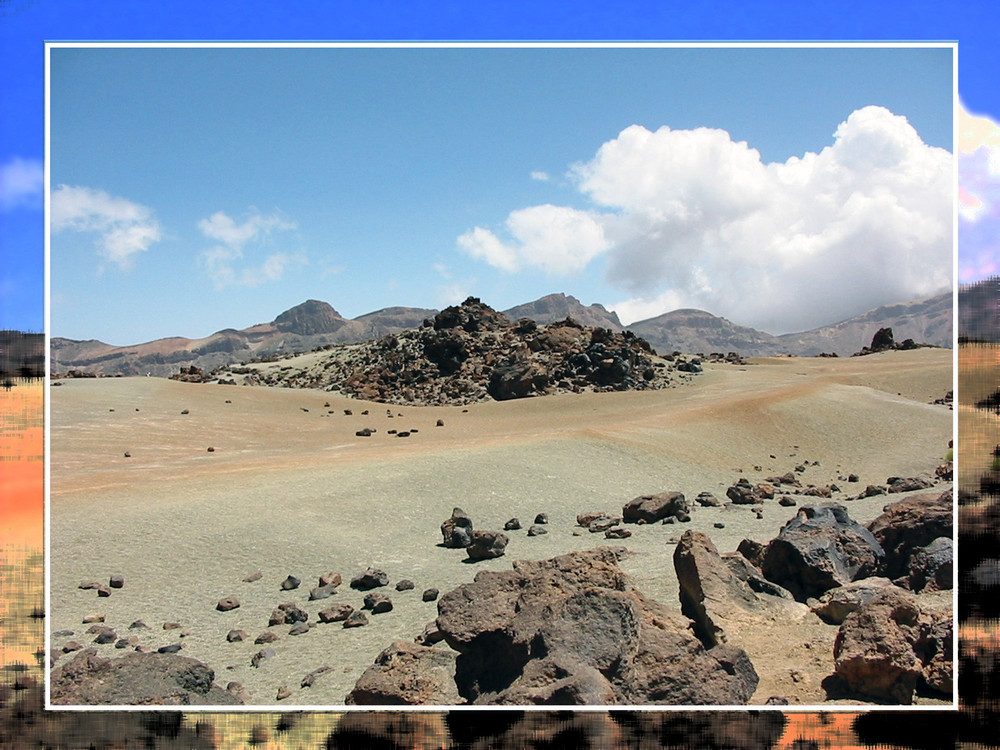 hochebene am pico del teide