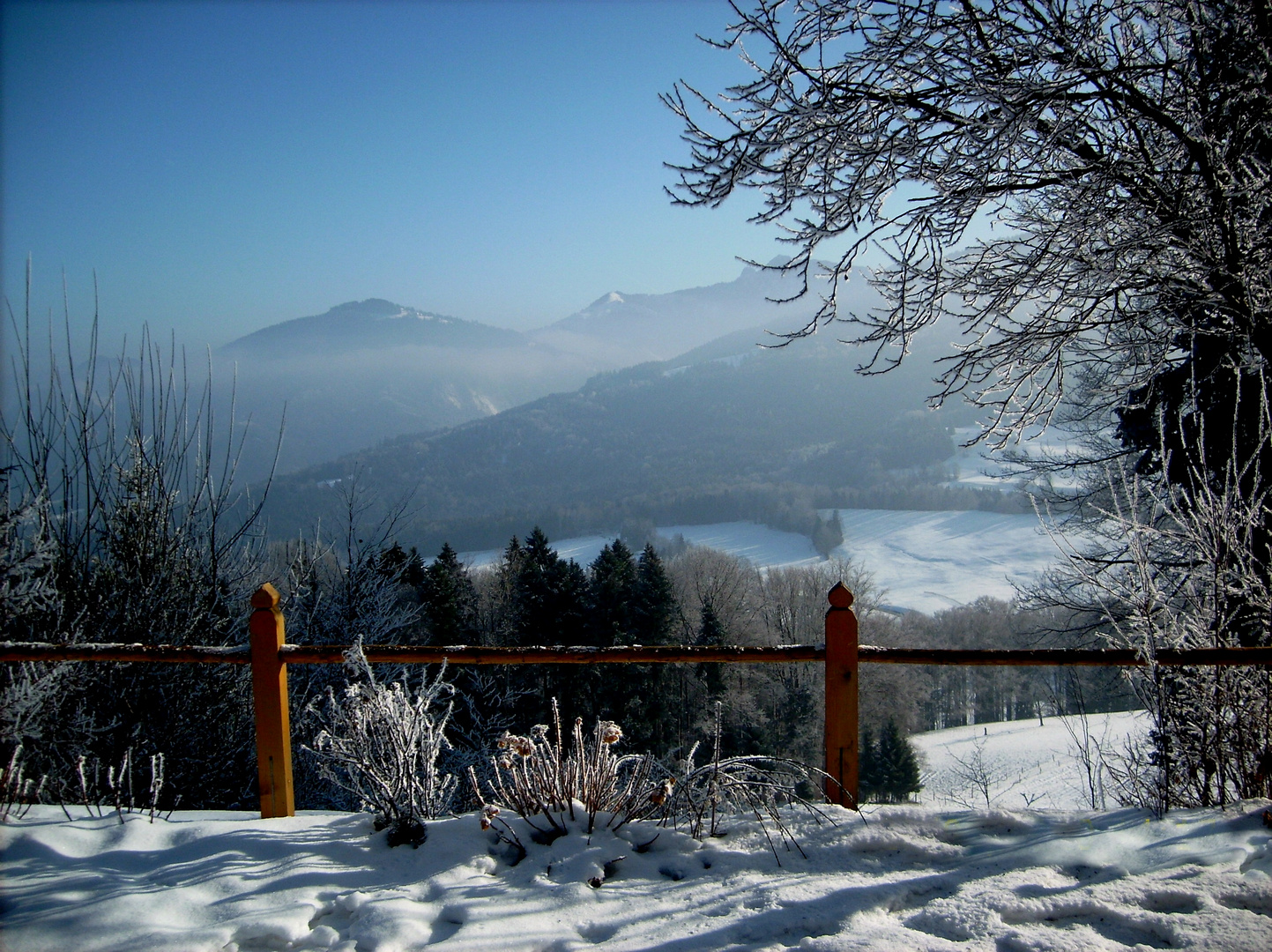 Hocheck - Bad Feilnbach - Blick zum Wendelstein